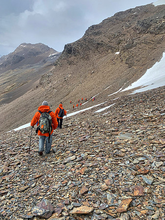 Shackleton Hike - Treacherous Descent