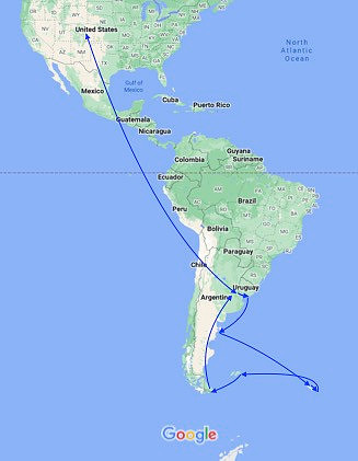 Map – Trip Overview