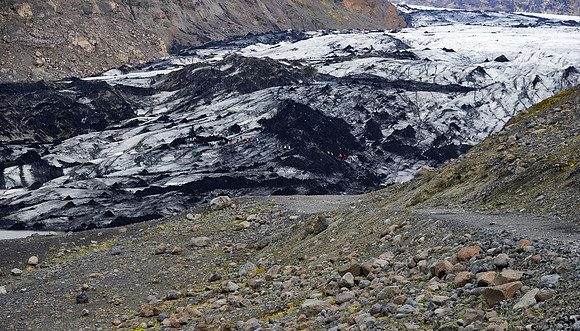 Sólheimajökull - Colored Dots
