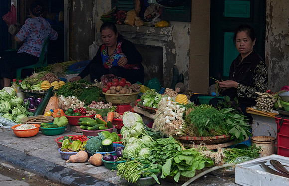Local Hanoi Street Market