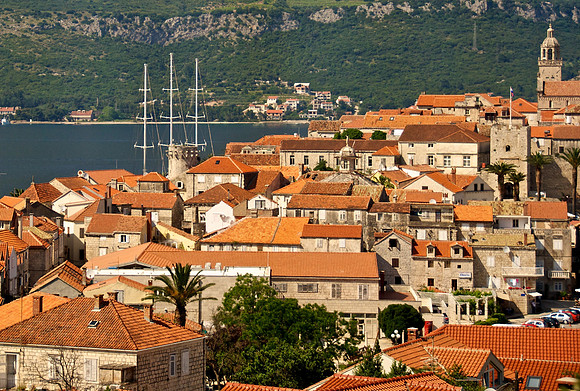 Korčula from Above